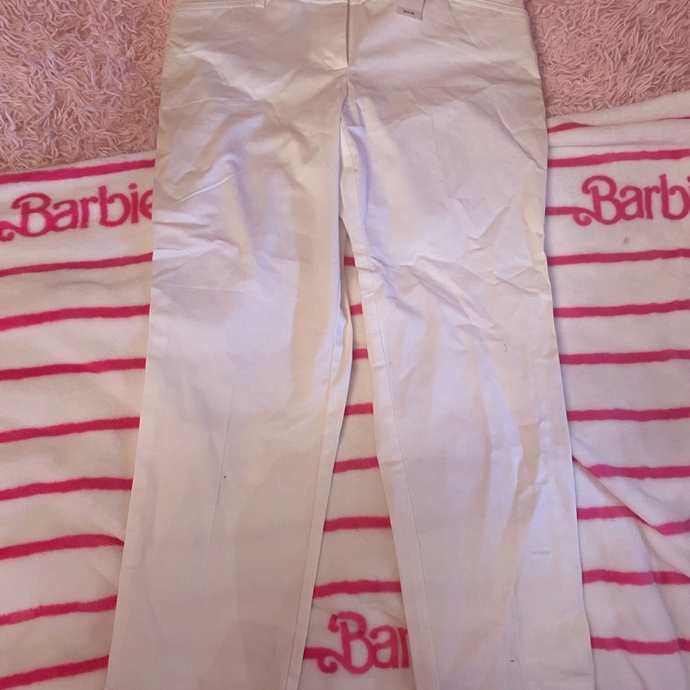 New York & Company Cream Signature Pants